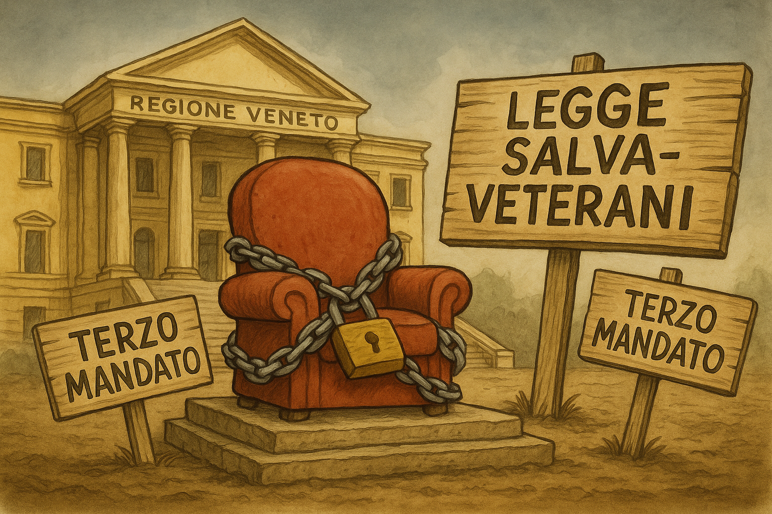 Una legge “salva-veterani” per garantire il terzo mandato divide il Veneto. Opportunismo politico e