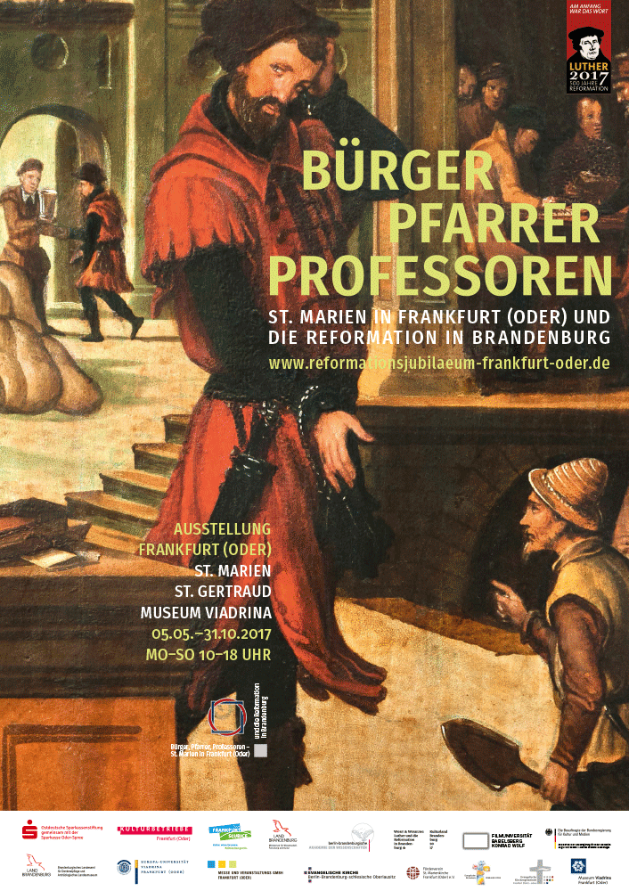 Ausstellungsplakat zur Reformationsausstellung in Frankfurt (Oder) Plakat zur Ausstellung