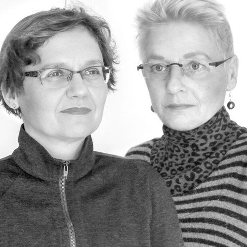 E. Scheler und C. Oehrlein, die beiden »Katalysatorinnen« für Kunst- und Kulturprojekte