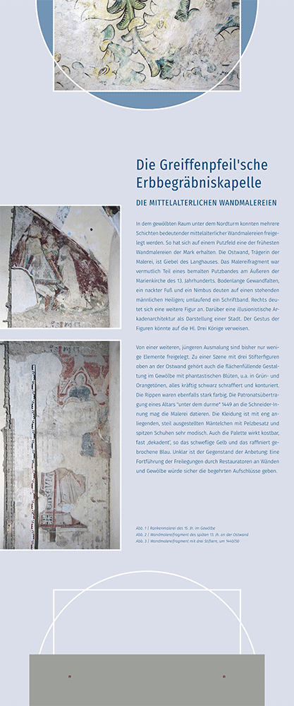 Stele zur Reformationsausstellung in St. Marien, Frankfurt (Oder) Stele zur Reformationsausstellung in St. Marien, Frankfurt (Oder)