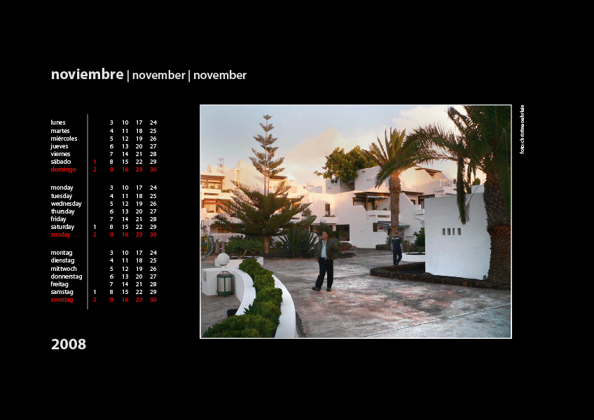 Kalenderblatt aus dem Bildkalender