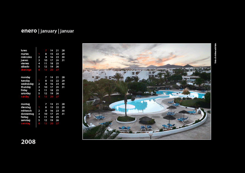 Kalenderblatt aus dem Bildkalender