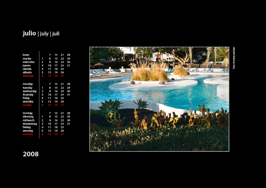 Kalenderblatt aus dem Bildkalender