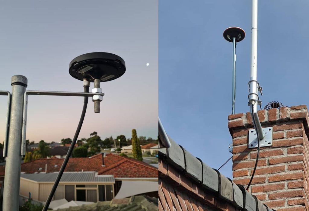 Antenas GeodNet Ejemplos de antenas GeodNet instaladas