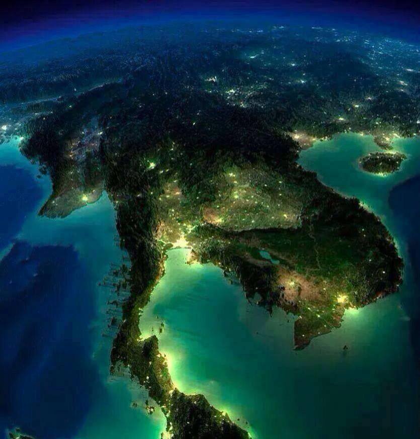 Thailand, aerial view