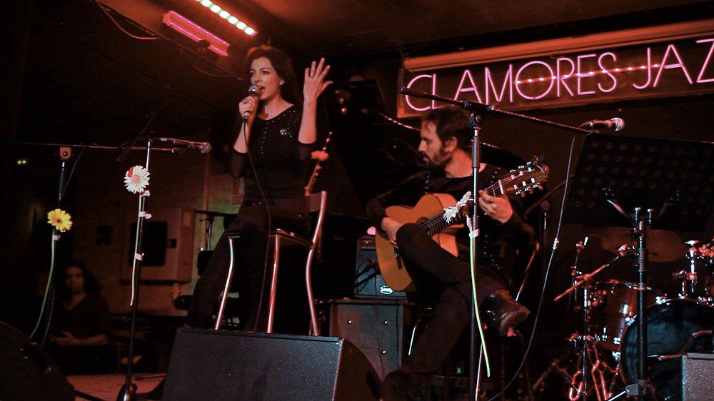 Rachelle Bentley with Victor Iniesta at Clamores