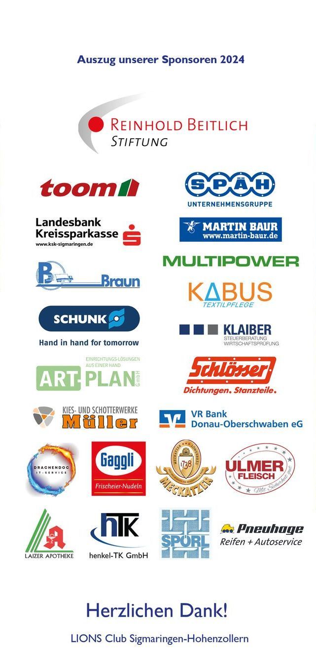 Flyer für das 22. LIONS Benefiz Golfturnier 2025 - Seite 1