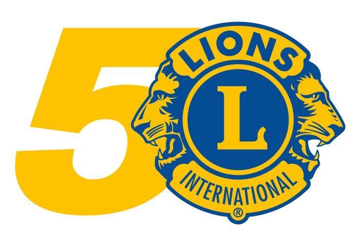 Logo: 50 Jahre LIONS Club Sigmaringen-Hohenzollern