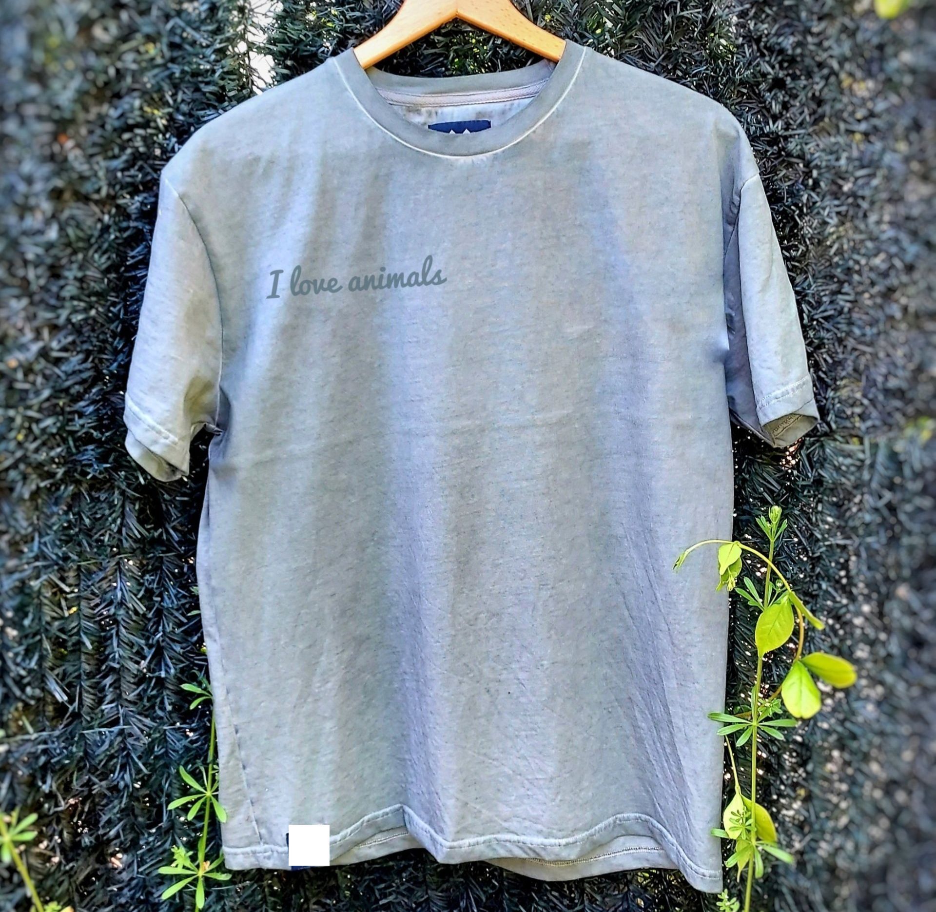 camiseta de manga corta en algodón orgánico fabricada en Portugal por masstige.