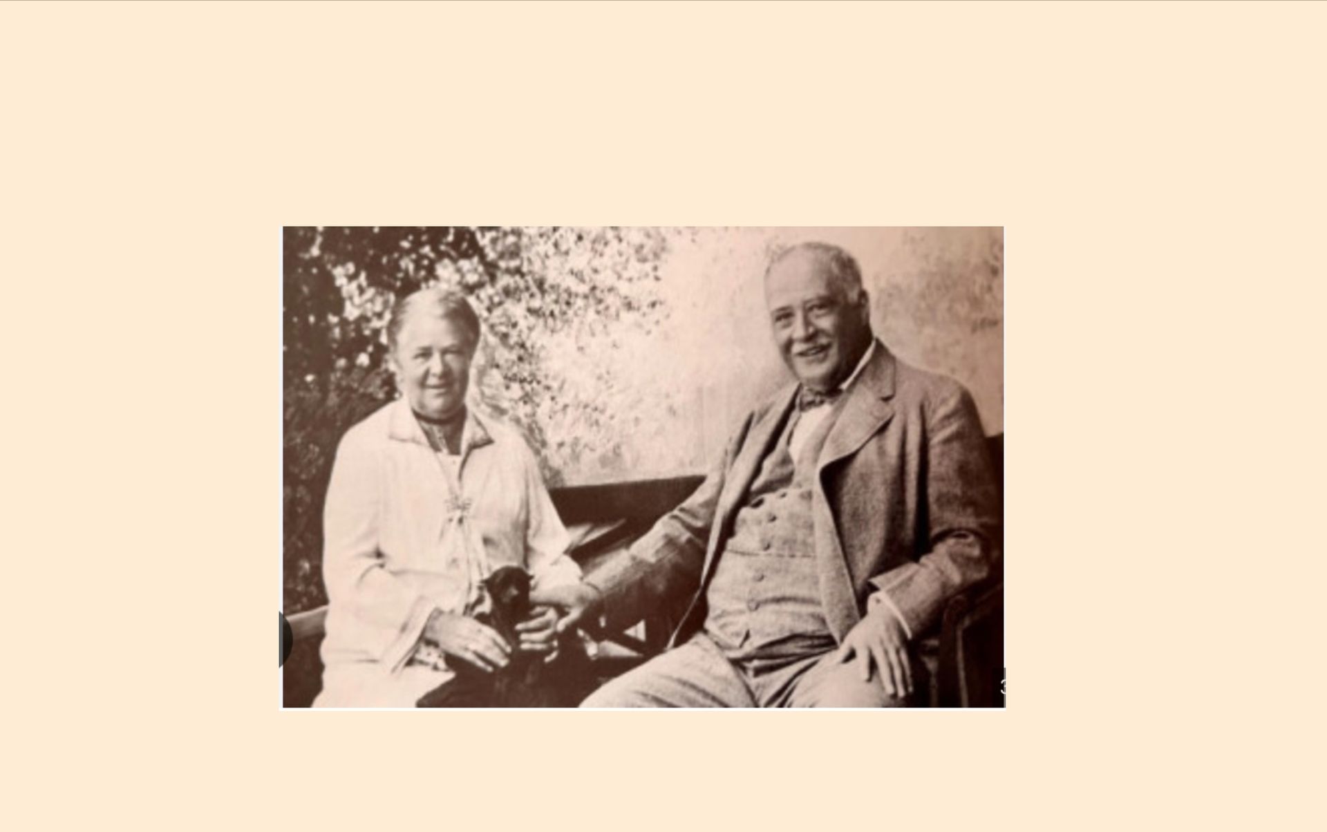 Marie Antonie and James Loeb