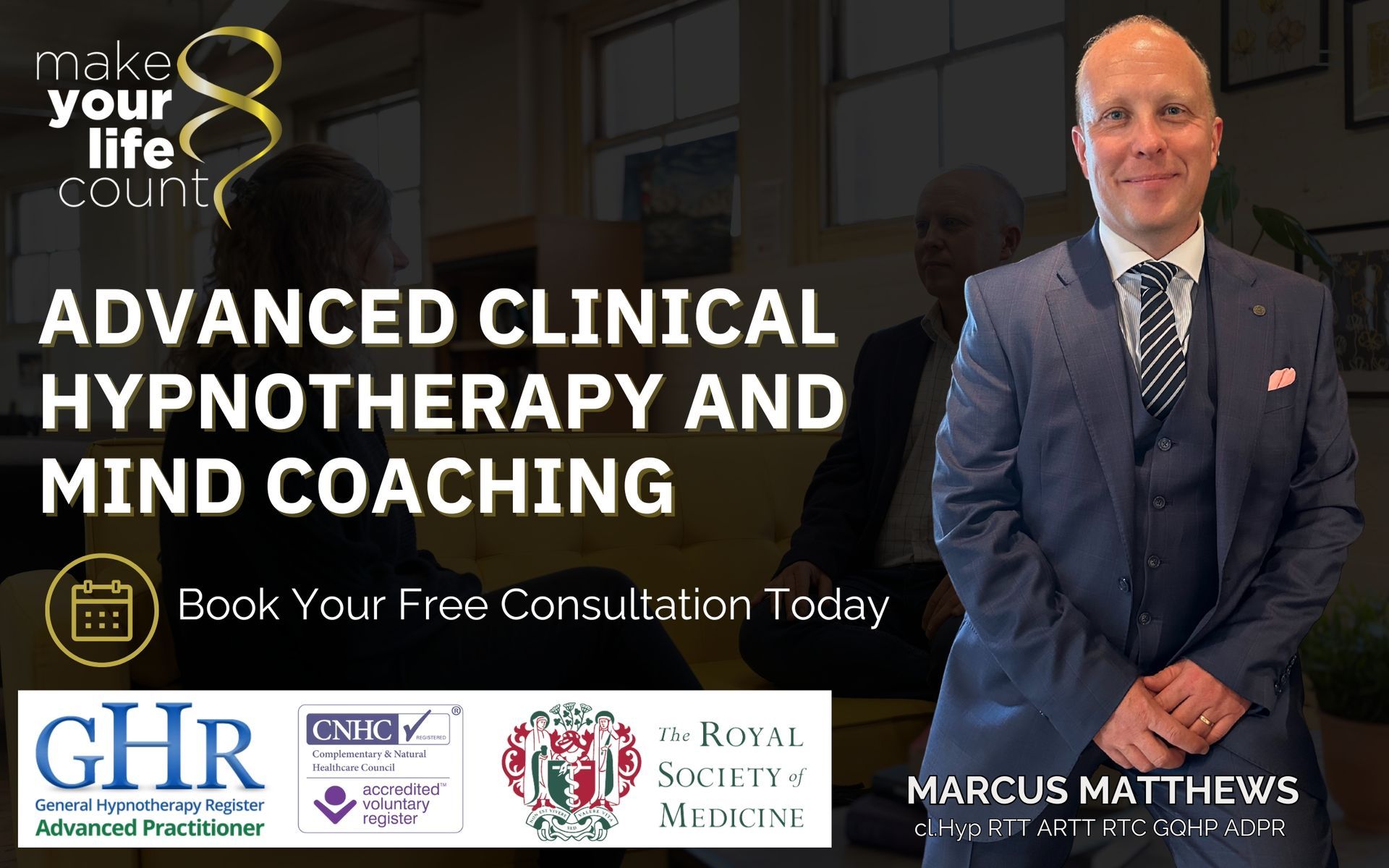 Marcus Matthews Advanced Clinical Hypnotherapist