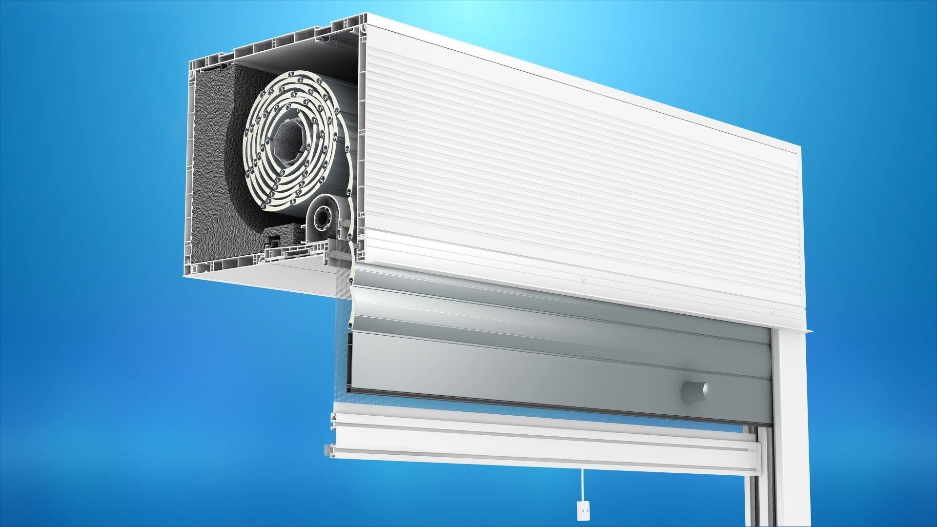 Persiana básica para ventanas pvc. Persiana básica para ventanas pvc.