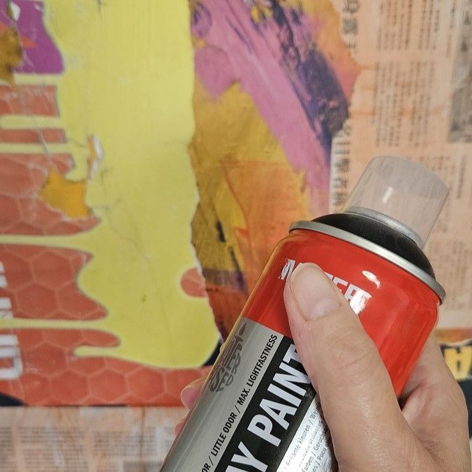 Ich liebe Acryl Spray Paint