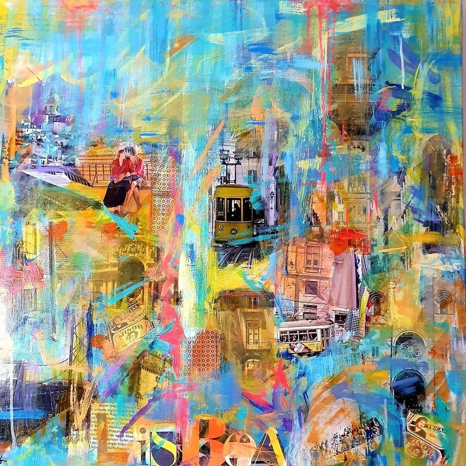 Lisbon | Sabine Gauch Mixed Media