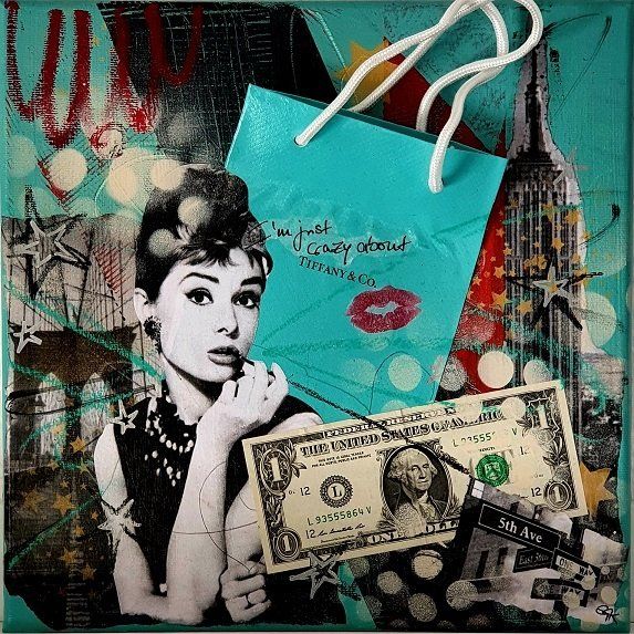 Little NY Tiffany | Sabine Gauch Mixed Media