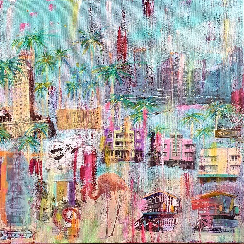 Miami | Sabine Gauch Mixed Media