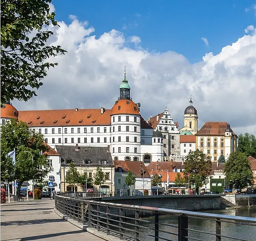 Ansicht Schloss Neuburg/Donau