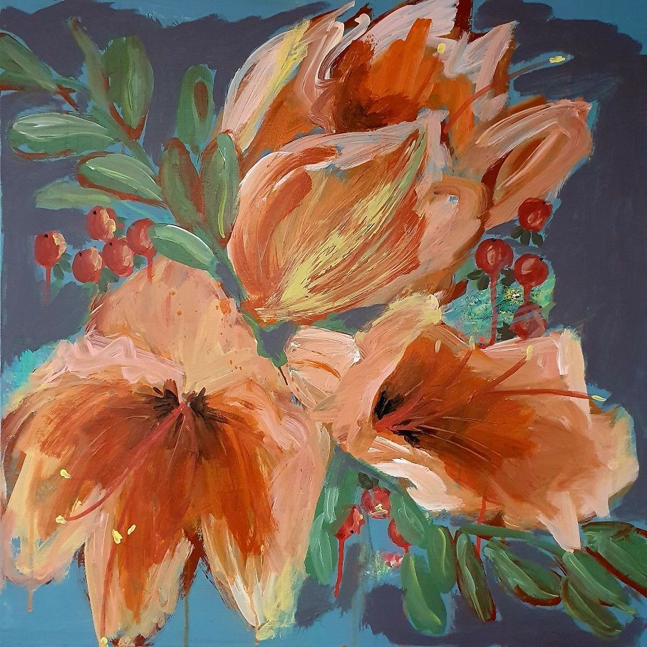 Amaryllis | Sabine Gauch Mixed Media