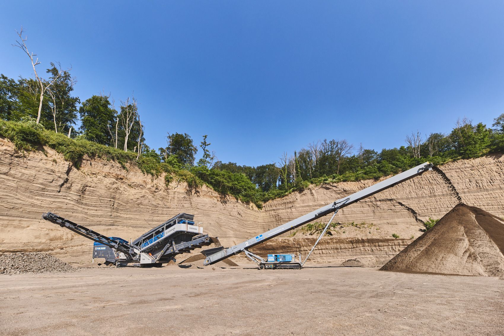 Bims, Bimsvorkommen, Bimsgrube, Bimsabbau