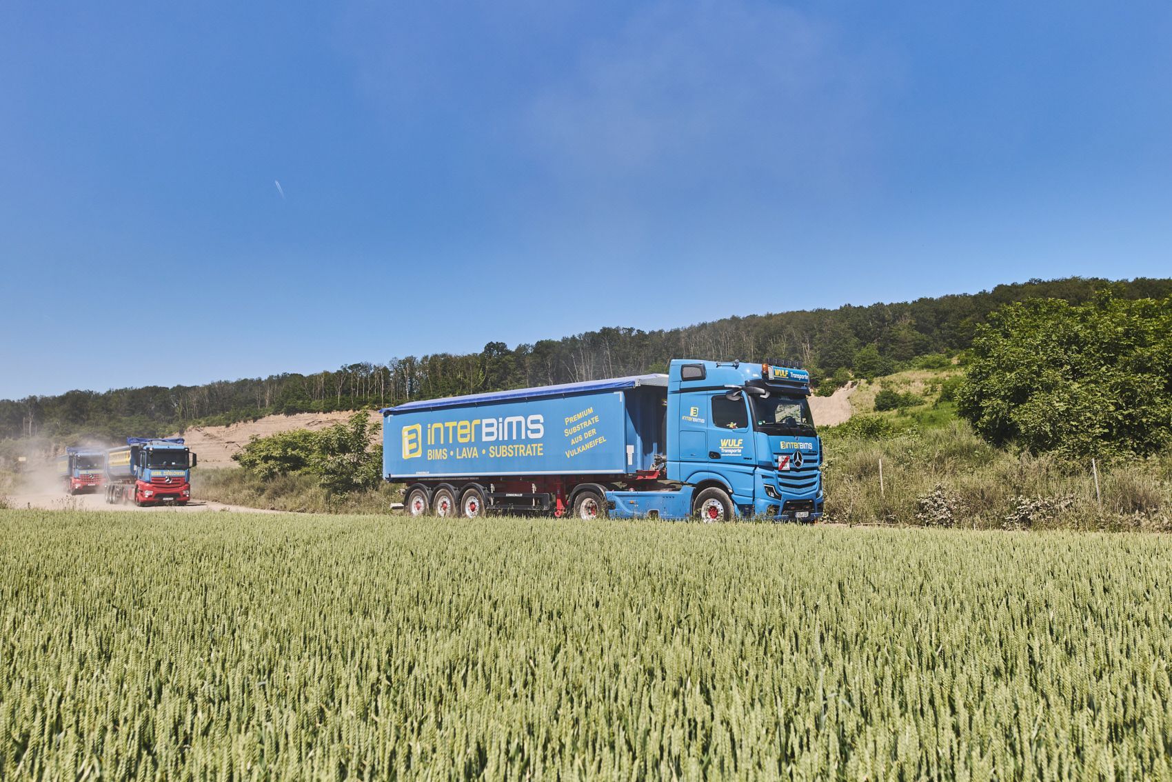 Bims, Bimsvorkommen, Bimsgrube, Bimsabbau