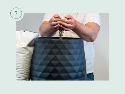 Pflanzen umtopfen am Beispiel von KLANZ® Vulkaponic