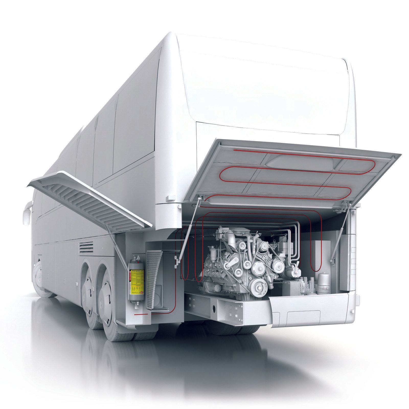 Protection sur moteur de véhicule Moteur de véhicule