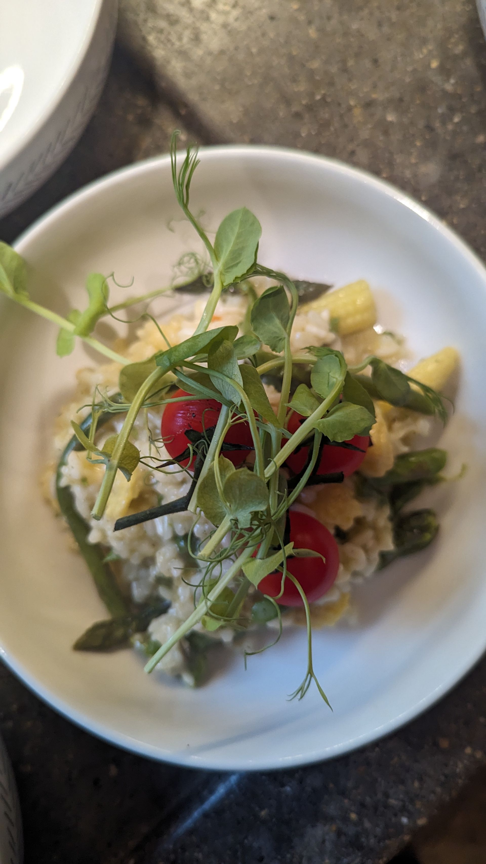Rissoto at Realfood chefs in the lake district