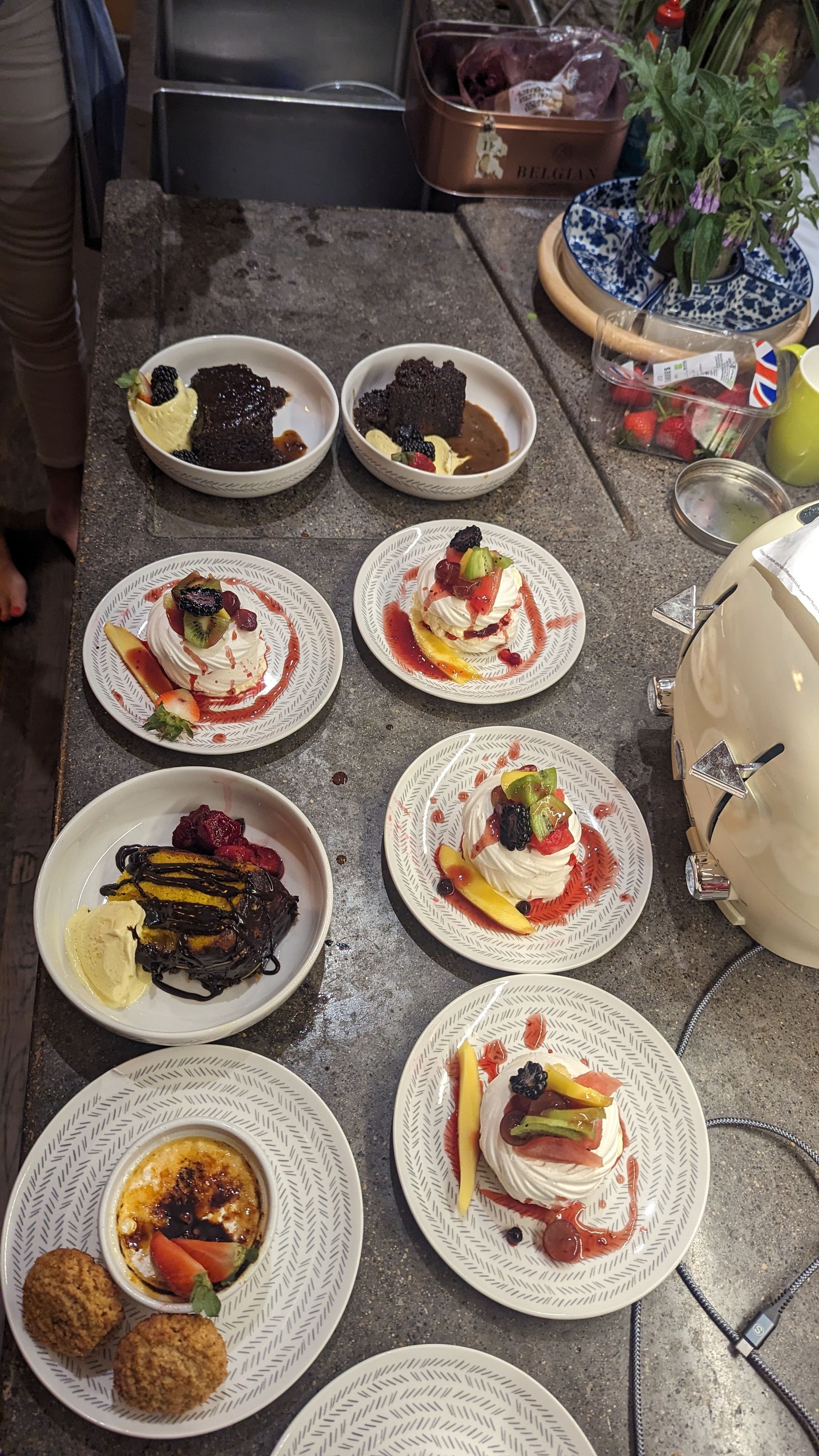 Traditional desserts like sticky toffee