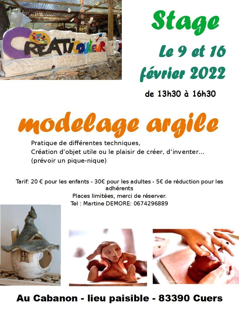 Cuers stage creaticouleur fevrier 2022