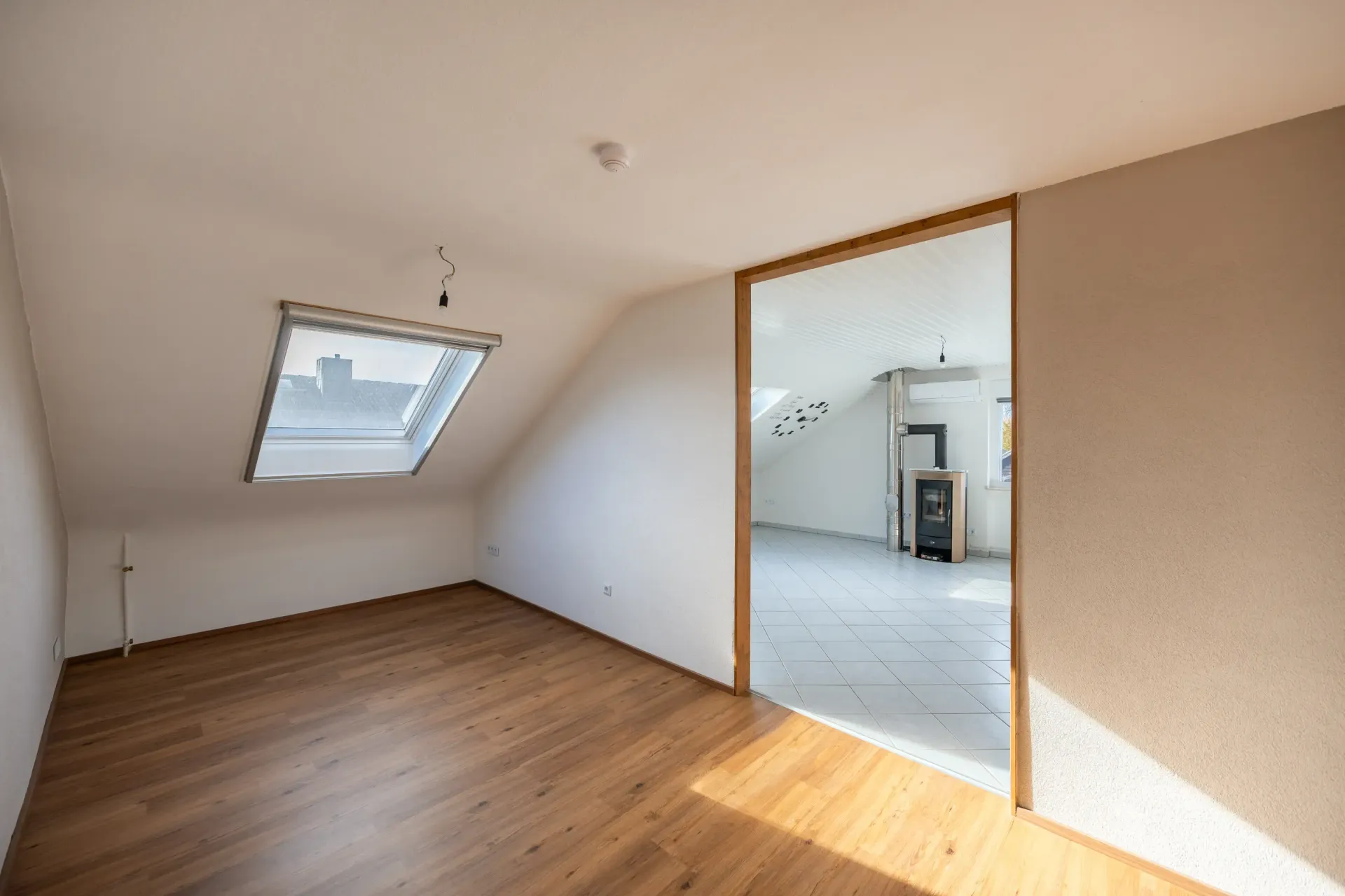 Lichtdurchflutete Zimmer