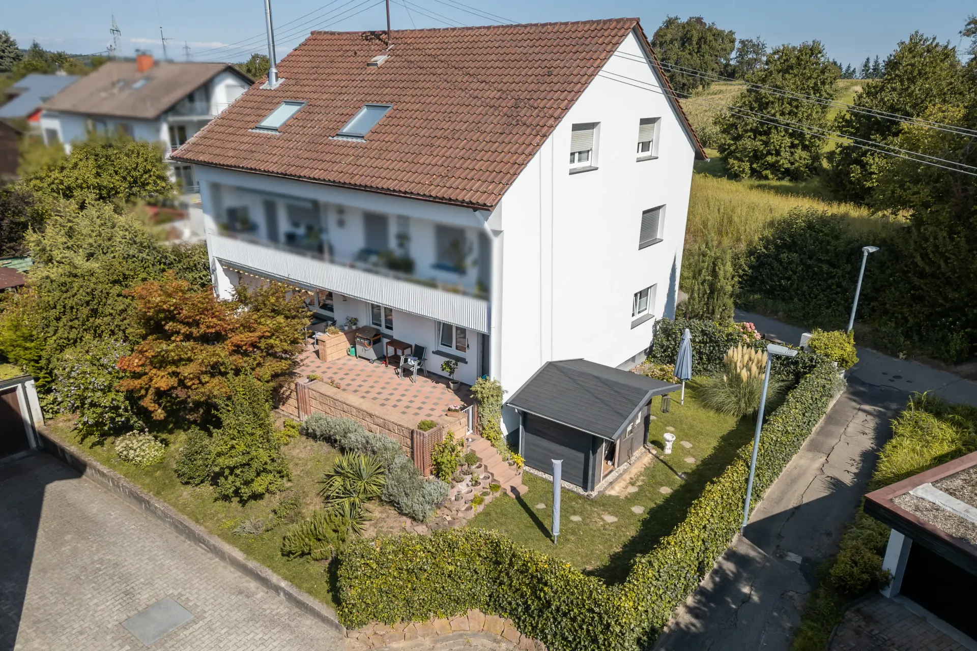 Gartenwohnung mit Terrasse und Garage in Karlsruhe 4 Zi. ETW im EG mit Garten, Terrasse, Garage in Karlsruhe -Palmbach zu verkaufen