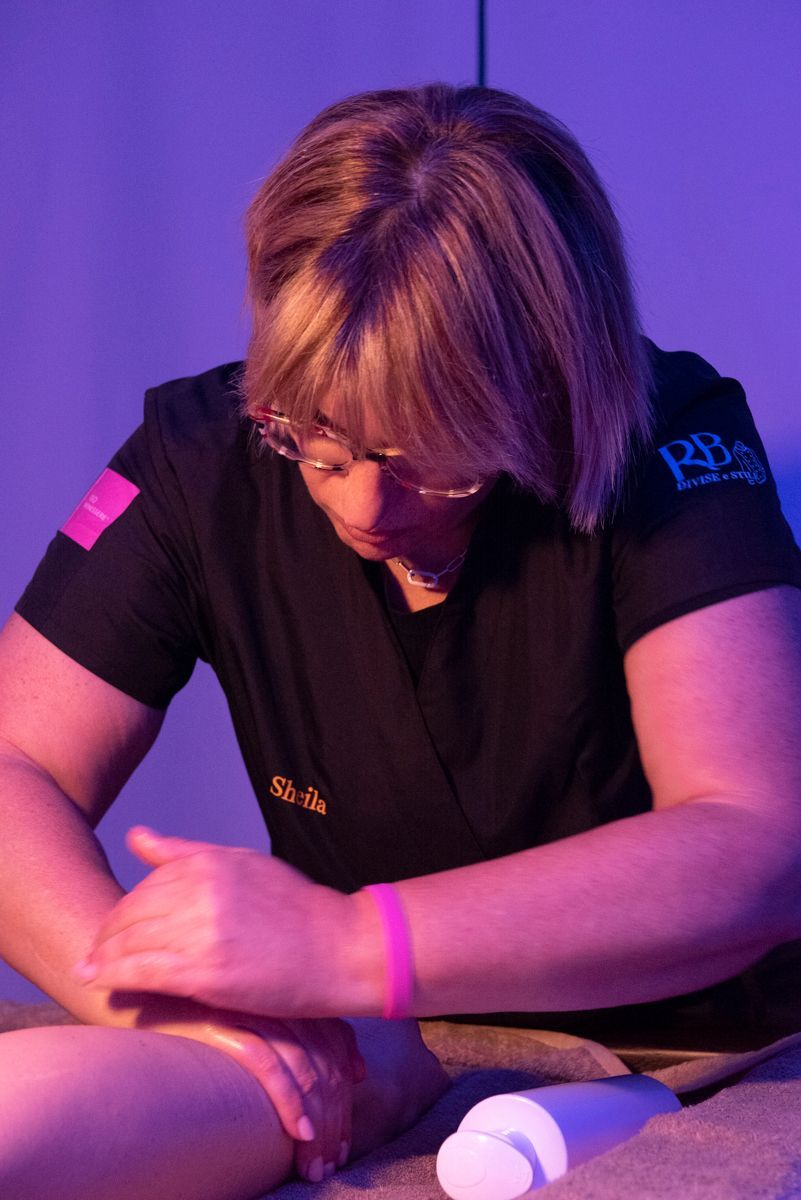 Massaggio su lettino ISO Benessere al festival di Sanremo 2024