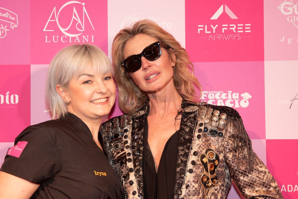 Team ISO Benessere festival di Sanremo 2024 Nathalie Caldonazzo