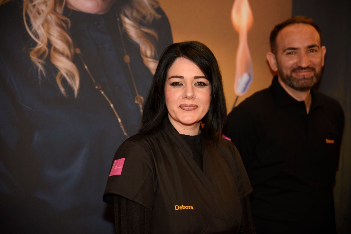 ISO Benessere spa team durante il festival di Sanremo 2024