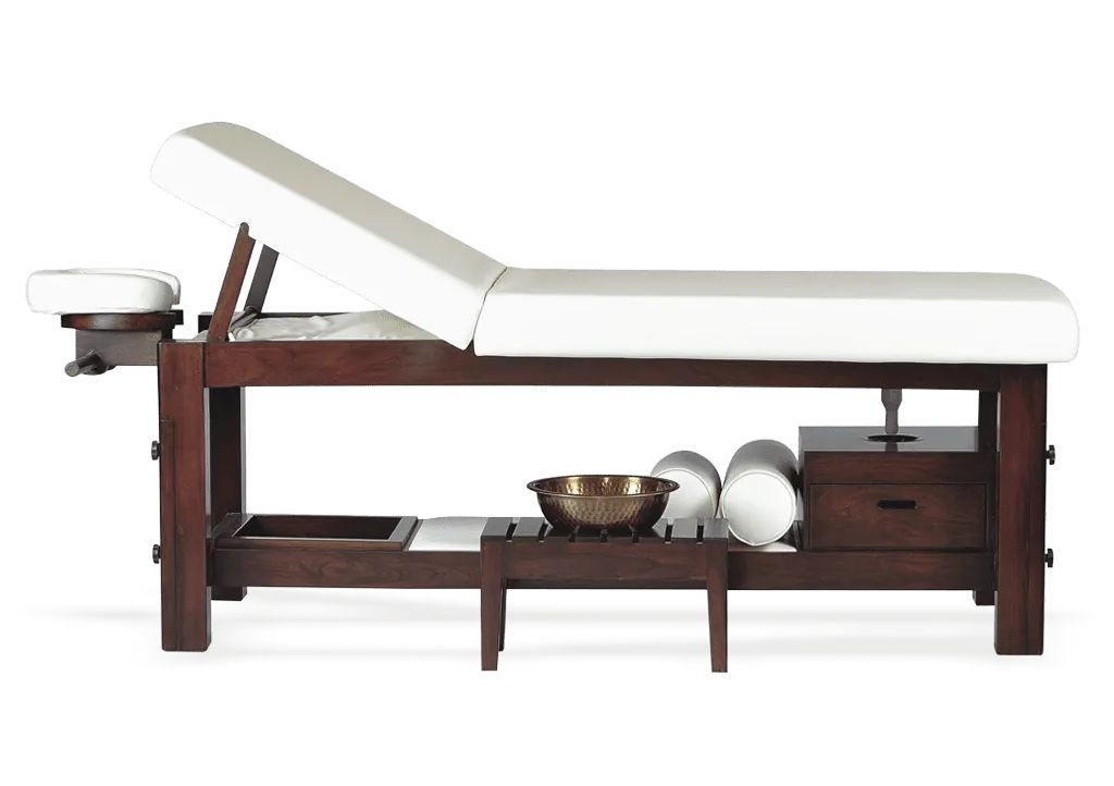 lettino ayurveda, shirodara, lettino olistico, lettino massaggio