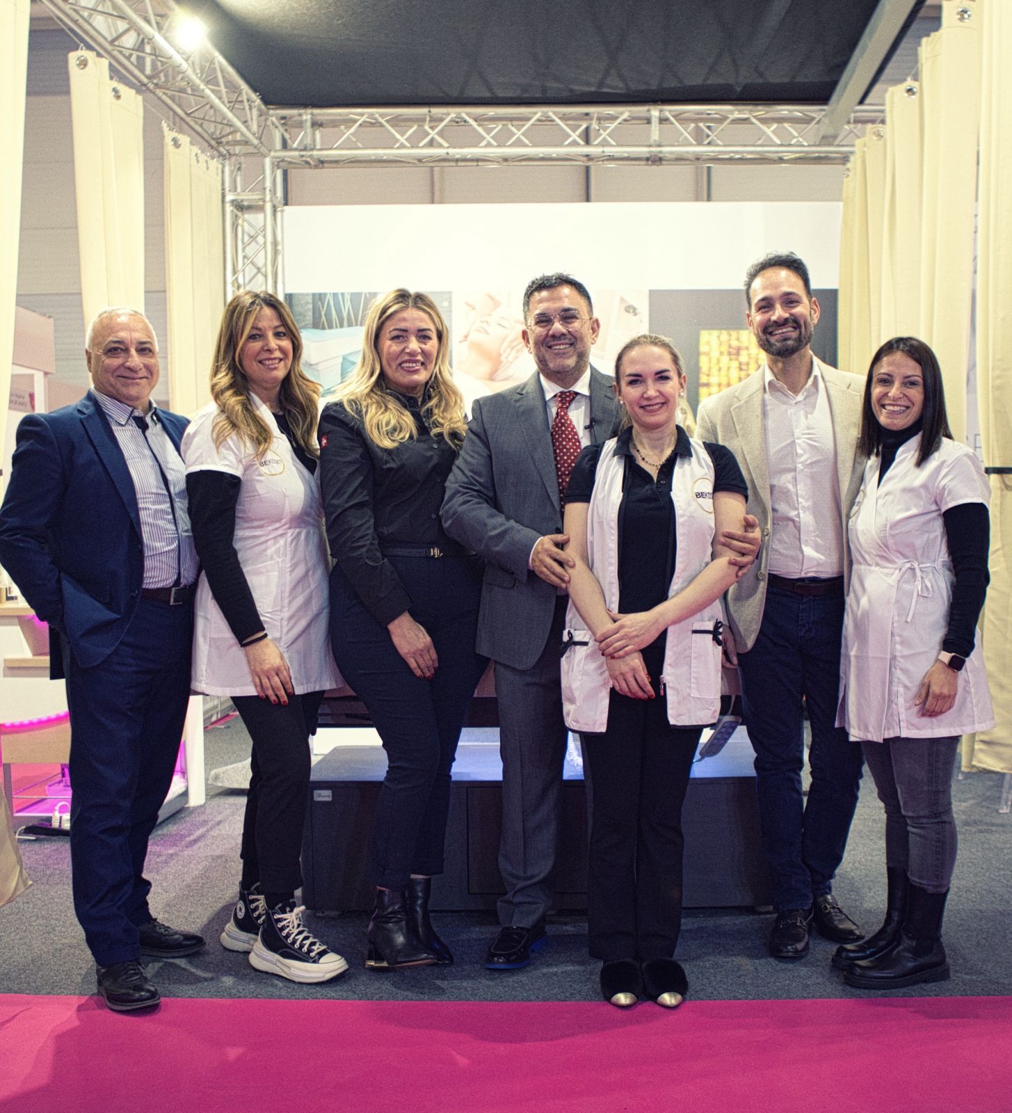 Roma International Estetica 2024 ISO Benessere e BeKosby team