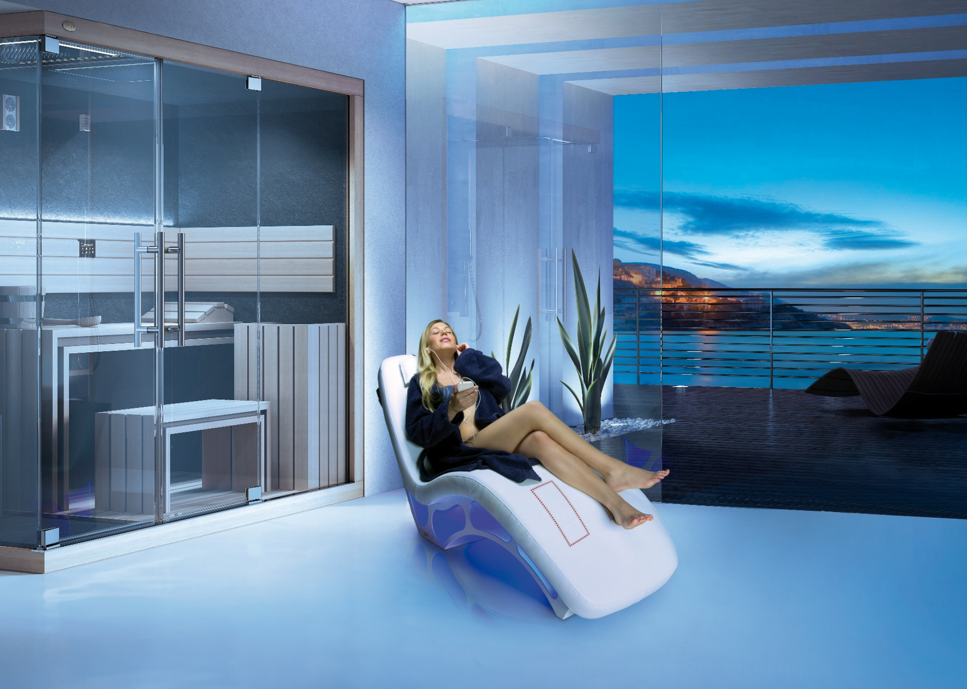 CHAISE LONGUE VIBROACUSTICA