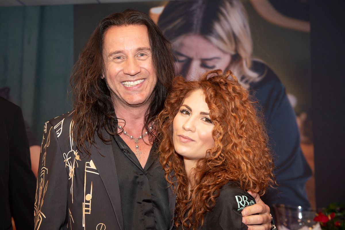 Povia e Natasha Bussolo Sanremo 2024