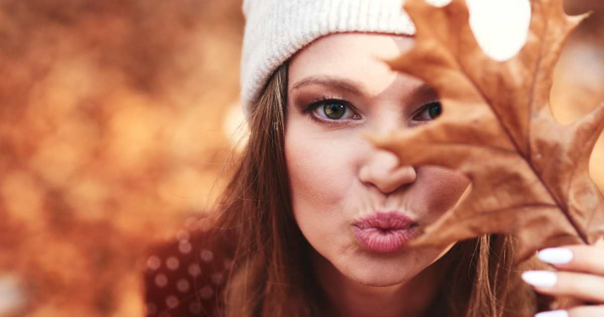Donna in autunno