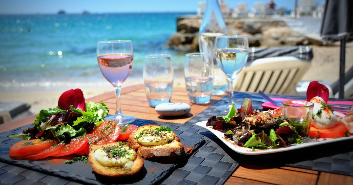 pranzo in spiaggia