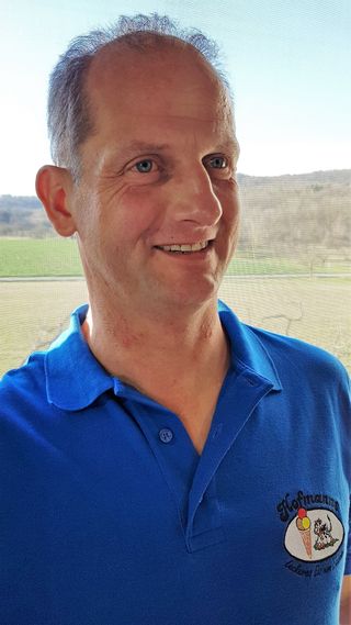 Frank Hofmann Frank Hofmann, Landwirt, Bauer , Eis, Freudental