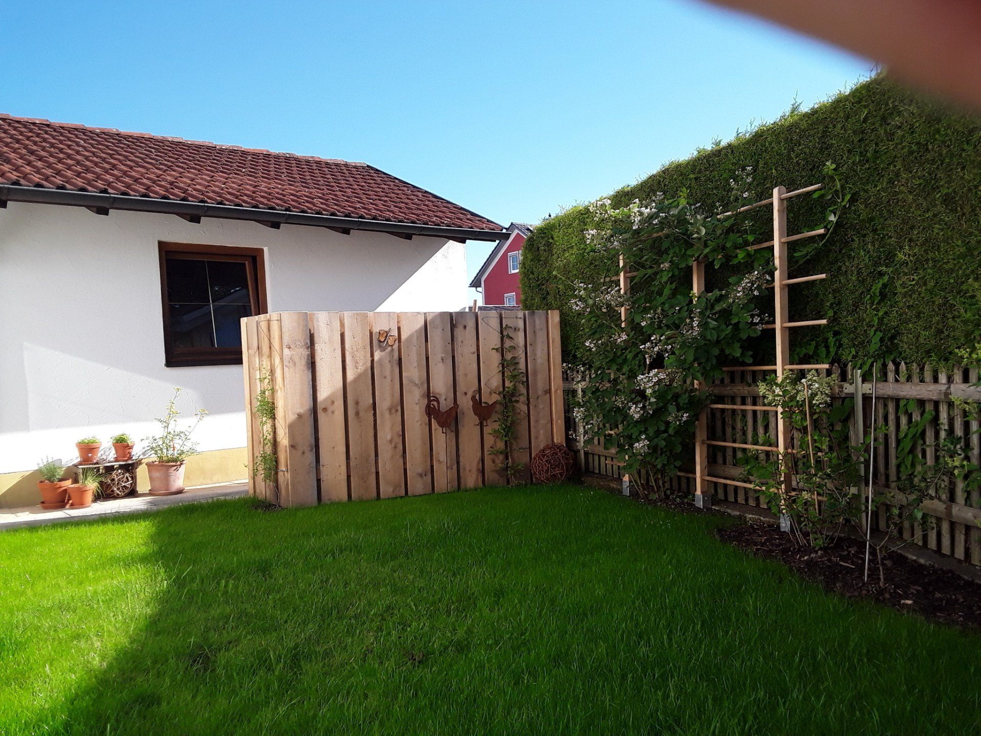 Garten nach Feng Shui angelegt