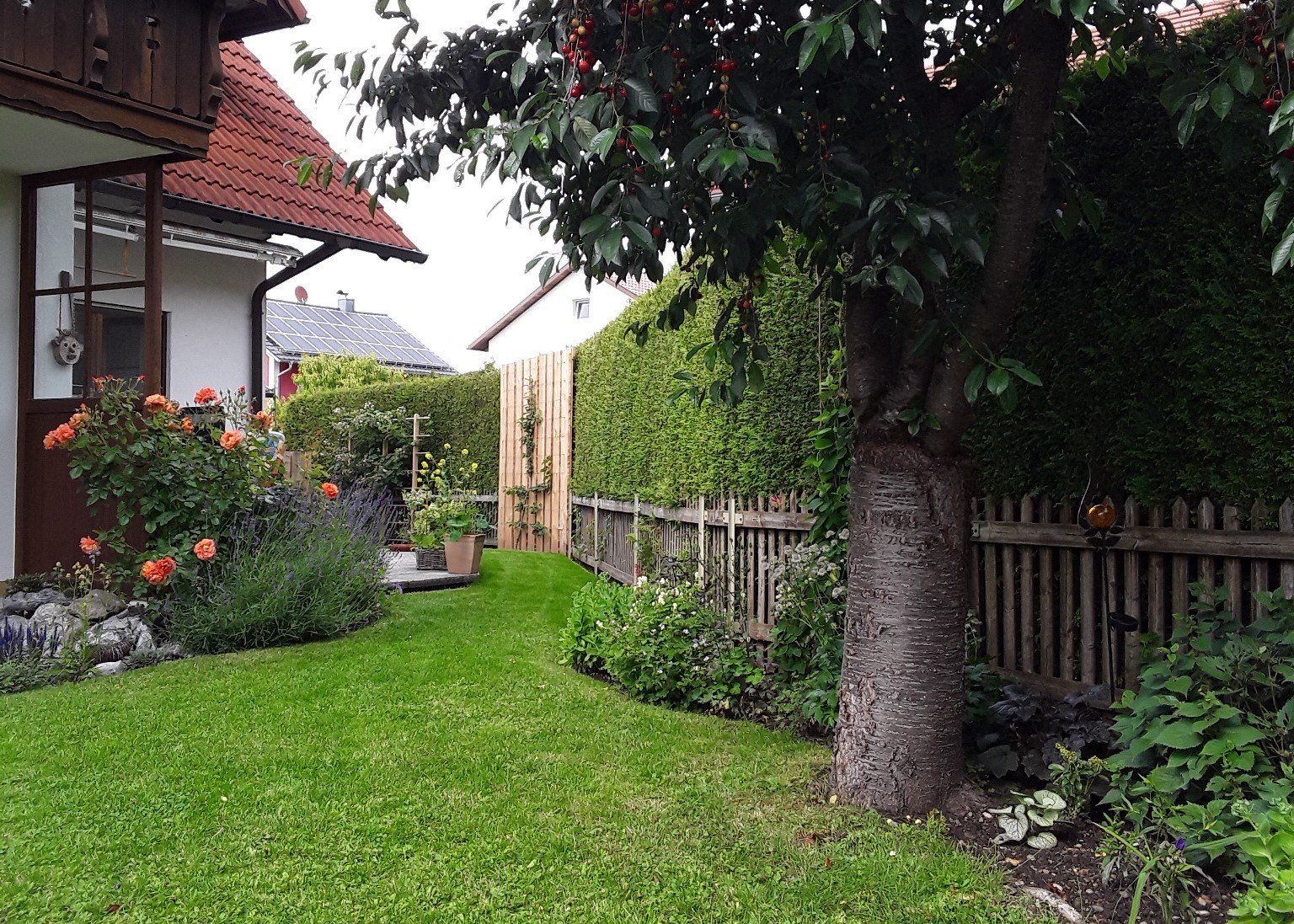 Garten nach Feng Shui angelegt