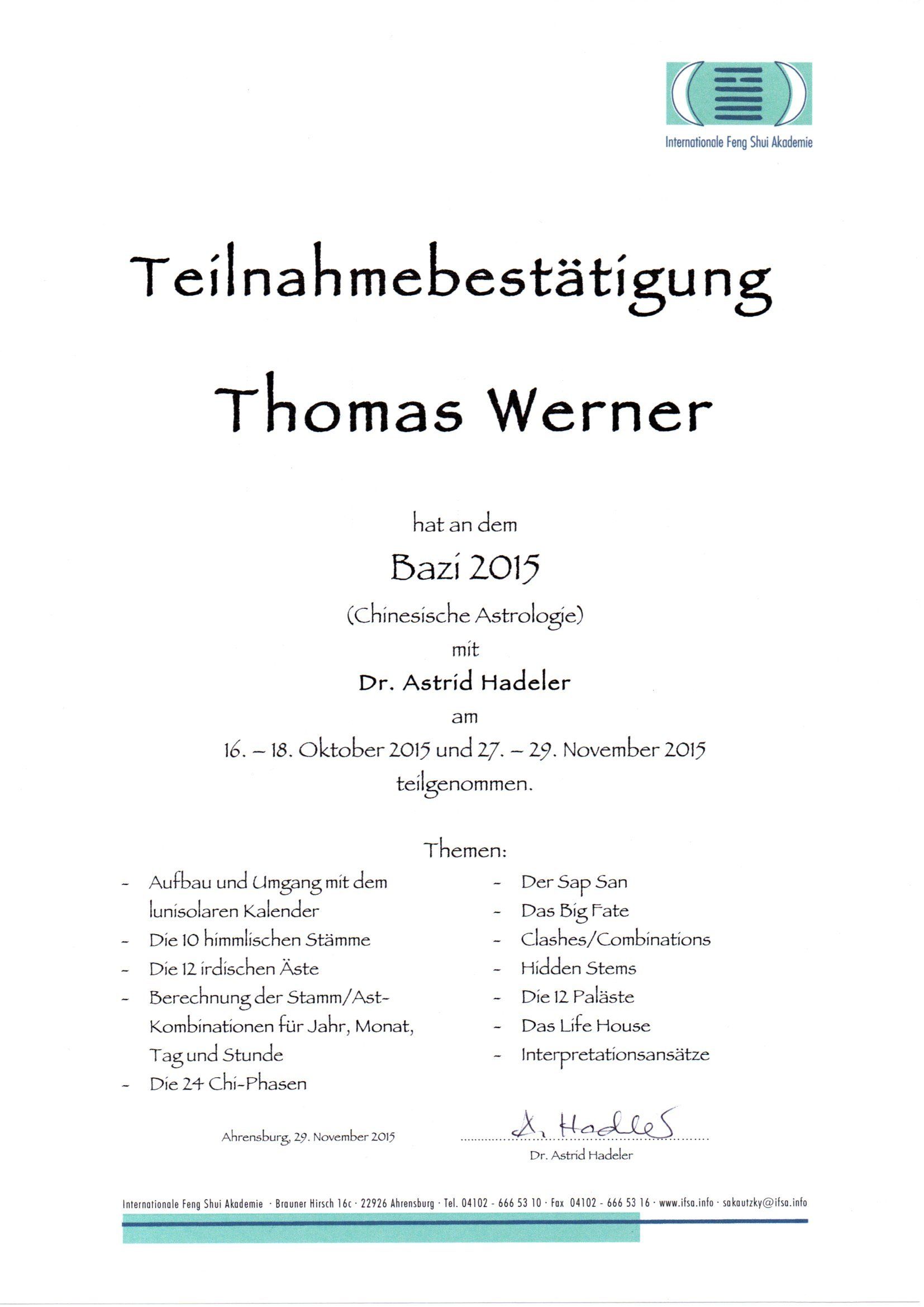 Chinesische Astrologie (Bazi)