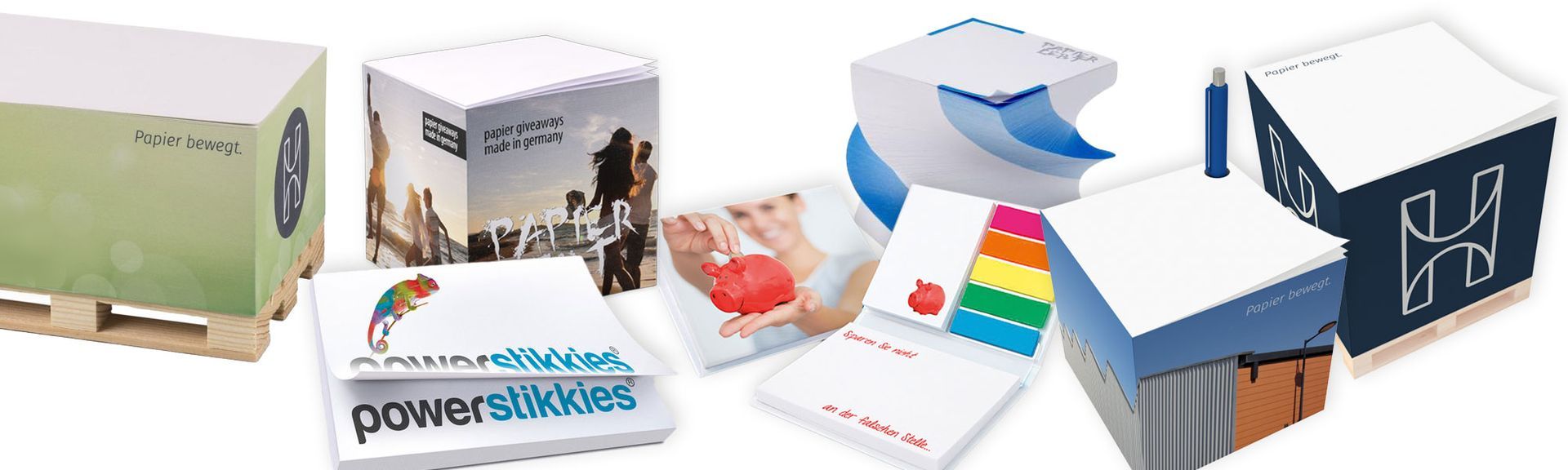 Zettelblöcke & Palettenblöcke jetzt online kalkulieren