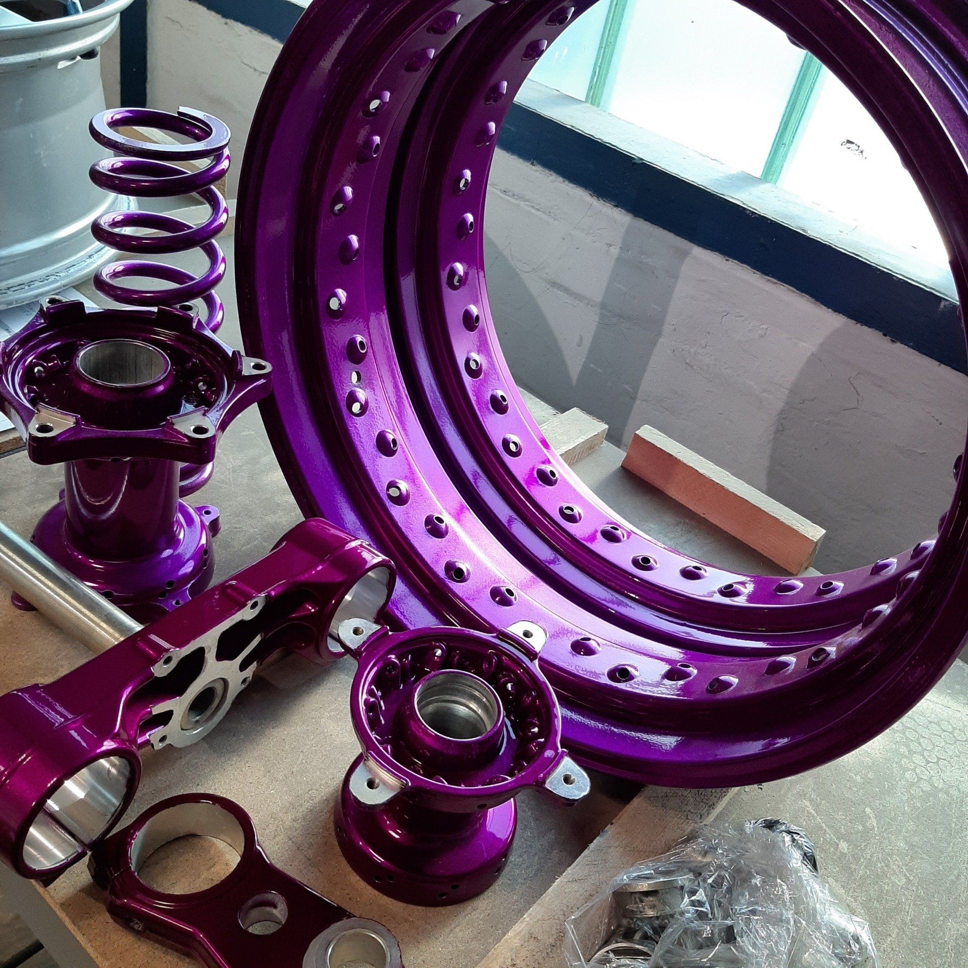 Supermoto Felgen Candy Illusion Purple Lila Husqvarna 701 501 SMCR