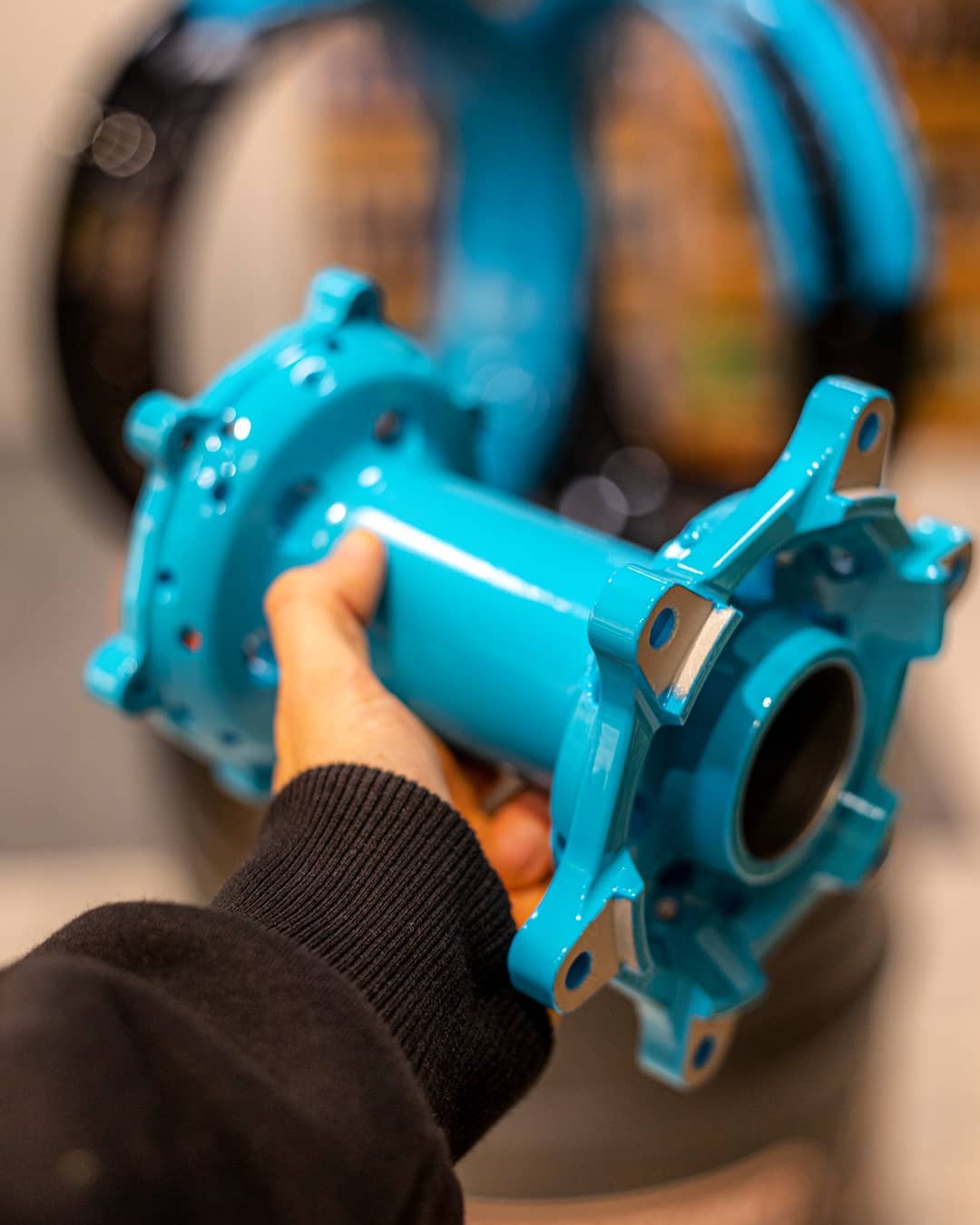 KTM SMCR Nabe Supermoto Blau pulverbeschichtet