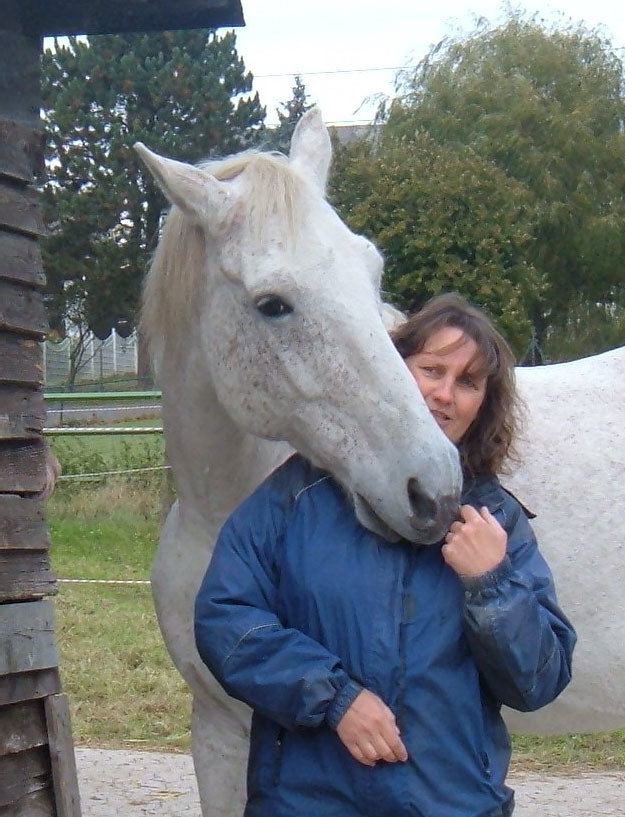 Tiere verstehen Tierkommunikatorin Daniela Gröll dolmetscht zwischen dir und deinem Tier Tierkommunikatorin Daniela Gröll mit ihrem Schimmel Danilo