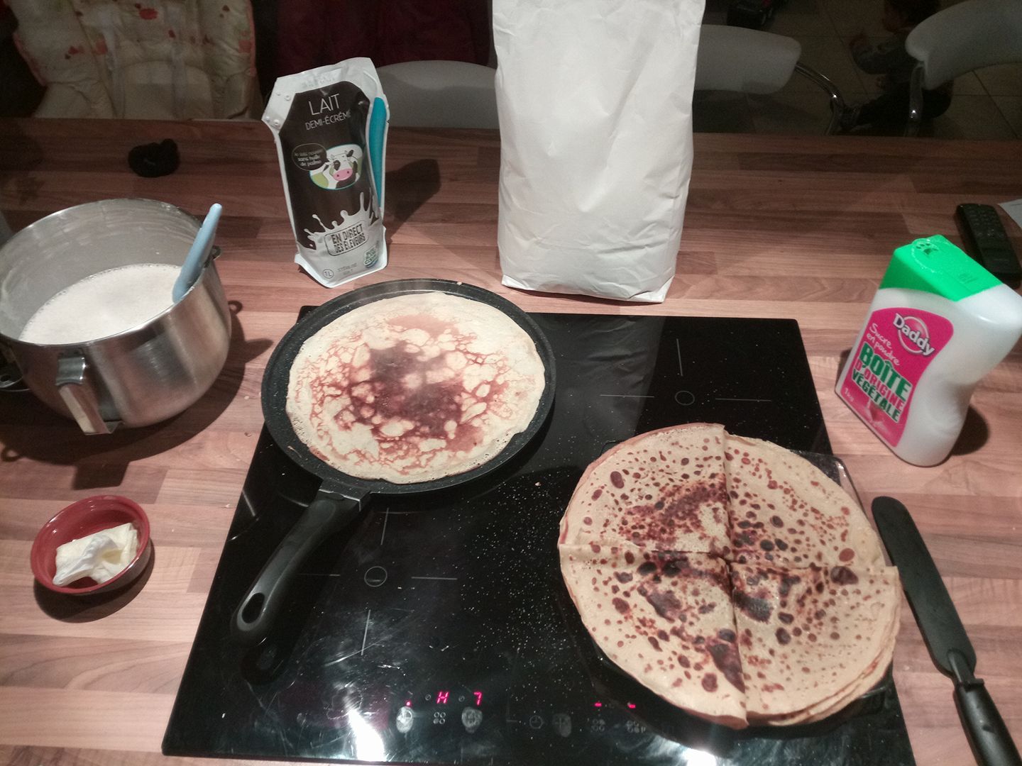 Crêpes party avec notre farine de blé