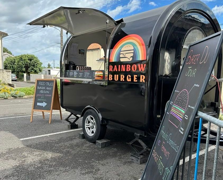 Rainbow Burger, Food Truck, Soyaux, Place Lucien Petit, sept 2023